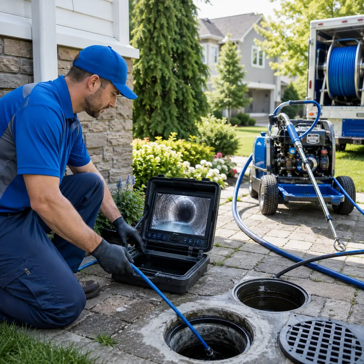 Outdoor drain cleaning professionals serving Trout Lake, MI